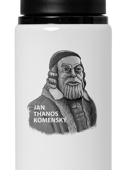 Jan Thanos Komenský lahev na vodu White