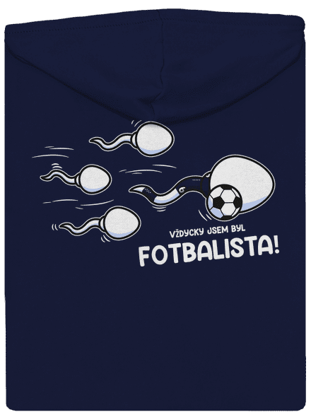 Vždycky jsem byl... pánská mikina na zip Navy