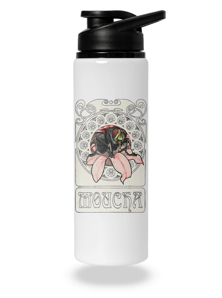 Moucha lahev na vodu White