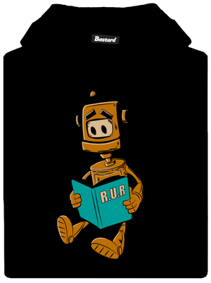 R.U.R. dětská mikina klokanka Black