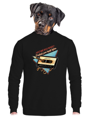 unisex mikina bez kapuce