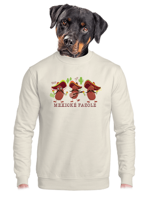 unisex mikina bez kapuce