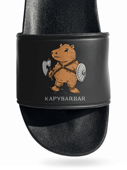 Kapybarbar pantofle Black