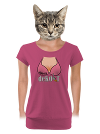 dámské tričko s lemem