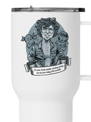 B14: Léto s kovbojem termohrnek White