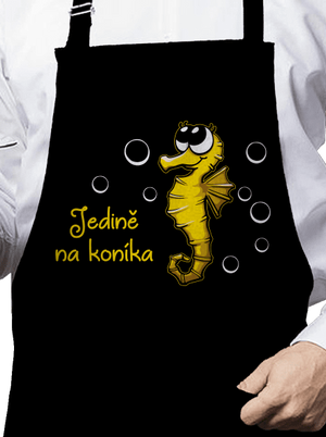 Na koníka zástěra Black