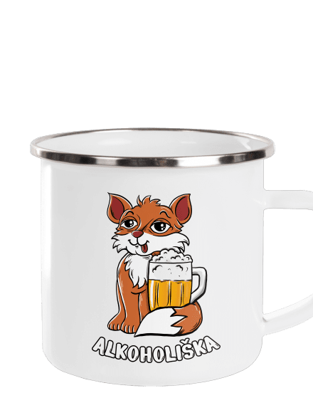 Pivní Alkoholiška plecháček White