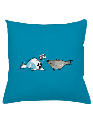 Leklá ryba polštář Blue Turquoise