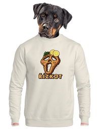 unisex mikina bez kapuce