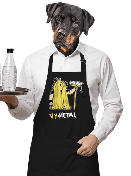 Metalista zástěra Black