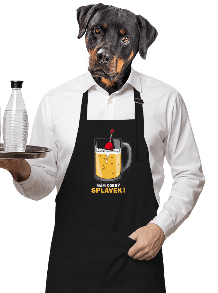 Splávek zástěra Black