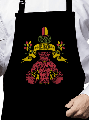 Kulový eso zástěra Black