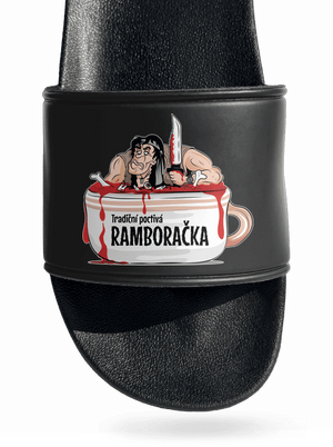 Ramboračka pantofle Black