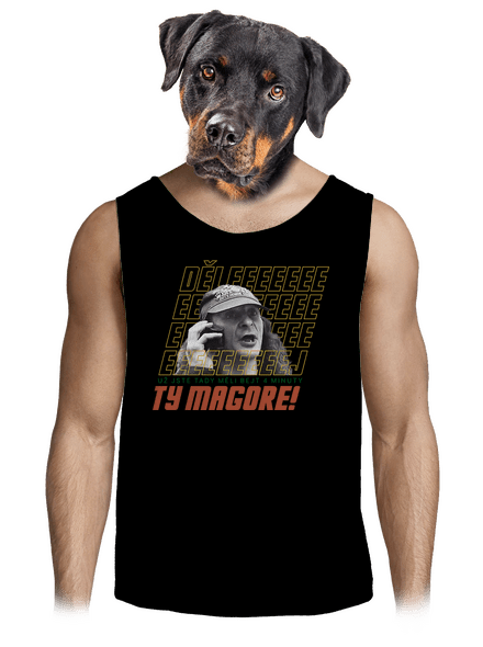 B18: Jiří Kára pánské tílko Black