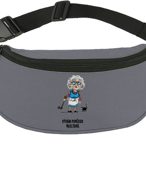 Neklidná - vlastní text ledvinka Graphite