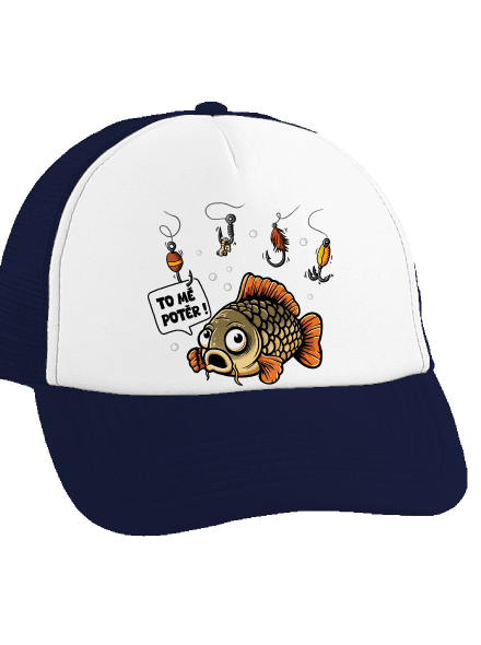 To mě potěr kšiltovka truckerka French Navy cap