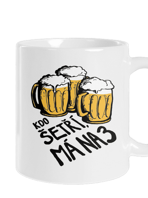 Kdo šetří, má na tři klasický hrnek White