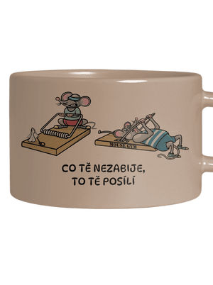 Co tě nezabije hrnek makronka Brown Macaron