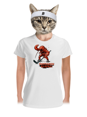 Dostanou klepec dámské sportovní tričko White