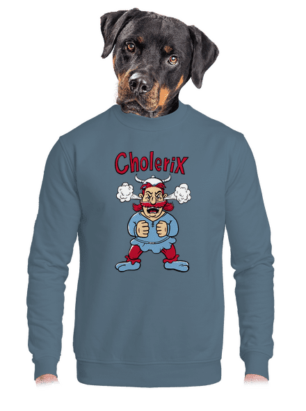 Cholerix unisex mikina bez kapuce Nordic Blue