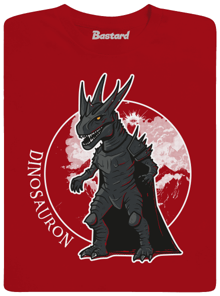 Dinosauron pánské dlouhý rukáv Red