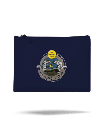 Vlk vlku člověkem taštička French Navy