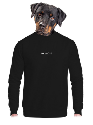 unisex mikina bez kapuce