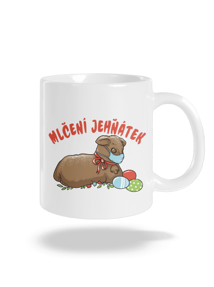 Mlčení jehňátek klasický hrnek White