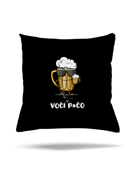 Voči p*čo polštář Black