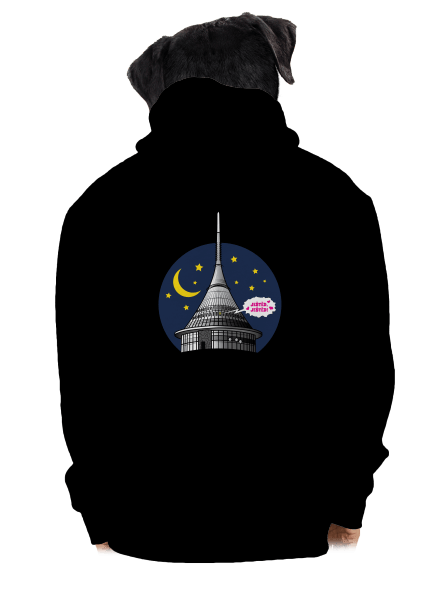 Ještěd pánská mikina na zip Black