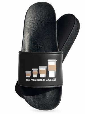 Na velikosti záleží pantofle Black