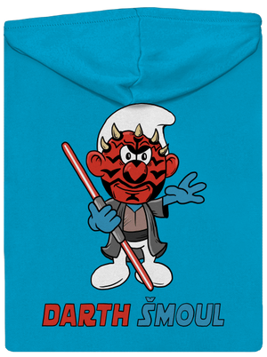 Darth Šmoul dámská mikina na zip Blue Atol