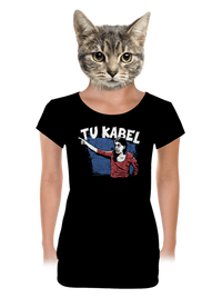 dámské tričko s lemem