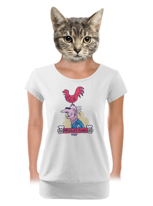 dámské tričko s lemem