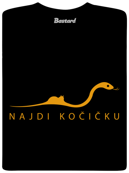 Najdi kočičku pánské dlouhý rukáv Black