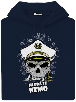 Kapitán Nemo pánská mikina klokanka Navy