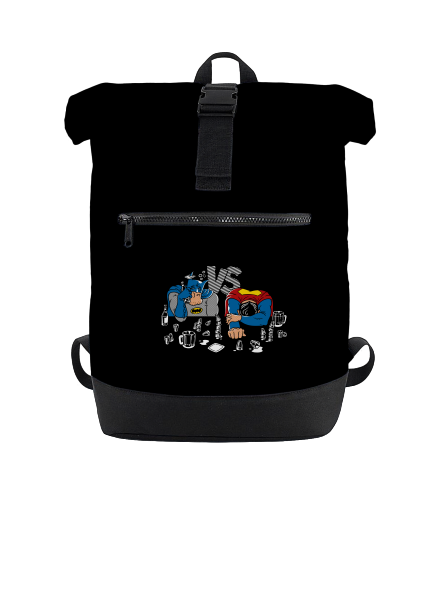 Souboj superhrdinů batoh Black