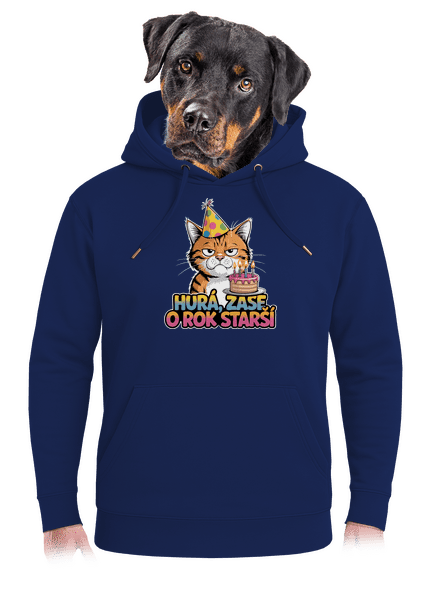 O rok starší unisex mikina premium Navy
