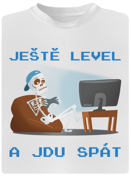 Ještě level dětské sportovní tričko White