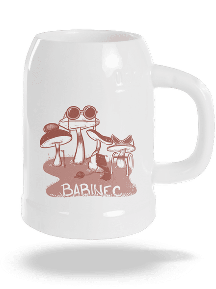 Babinec půllitr White
