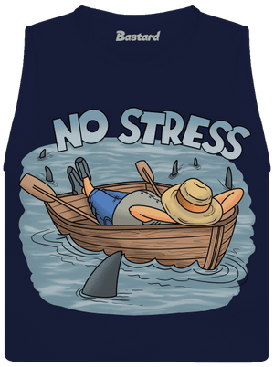 No stress dámské tílko volné Navy