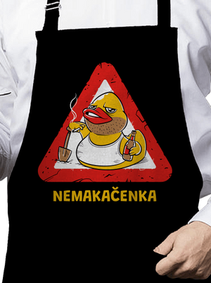 Nemakačenka zástěra Black