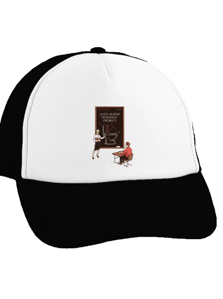 Lekce pro pány kšiltovka truckerka Black cap