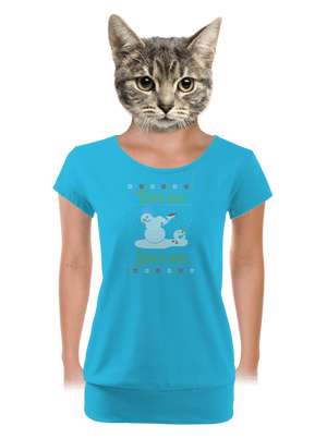 dámské tričko s lemem