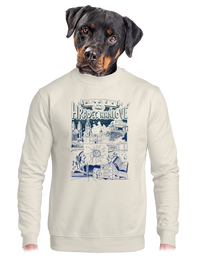 unisex mikina bez kapuce