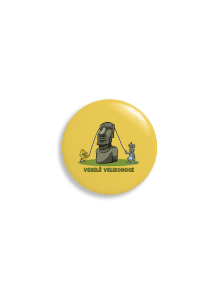 Velikonoční Moai placka uni