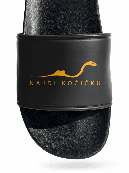 Najdi kočičku pantofle Black