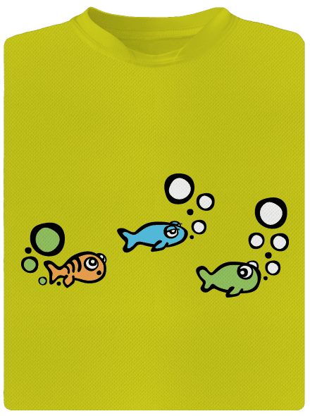 Nehoda dětské sportovní tričko Neon Yellow