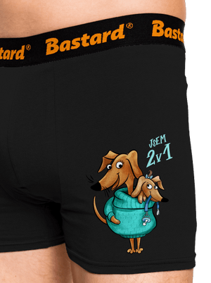 Jsem dva v jednom boxerky Black