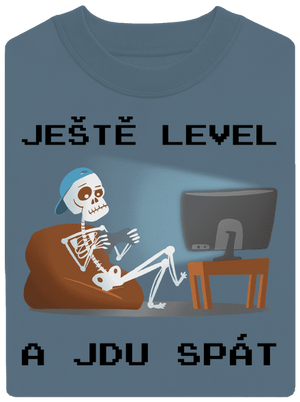 Ještě level unisex mikina bez kapuce Nordic Blue